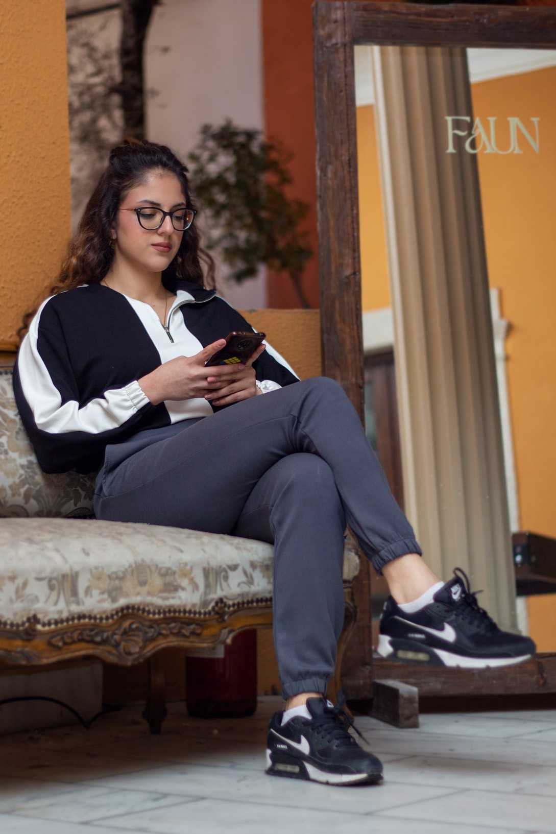 Kadın Füme OYS Modal Kumaş Paça Lastikli Esnek Eşofman Altı 25KESAH508